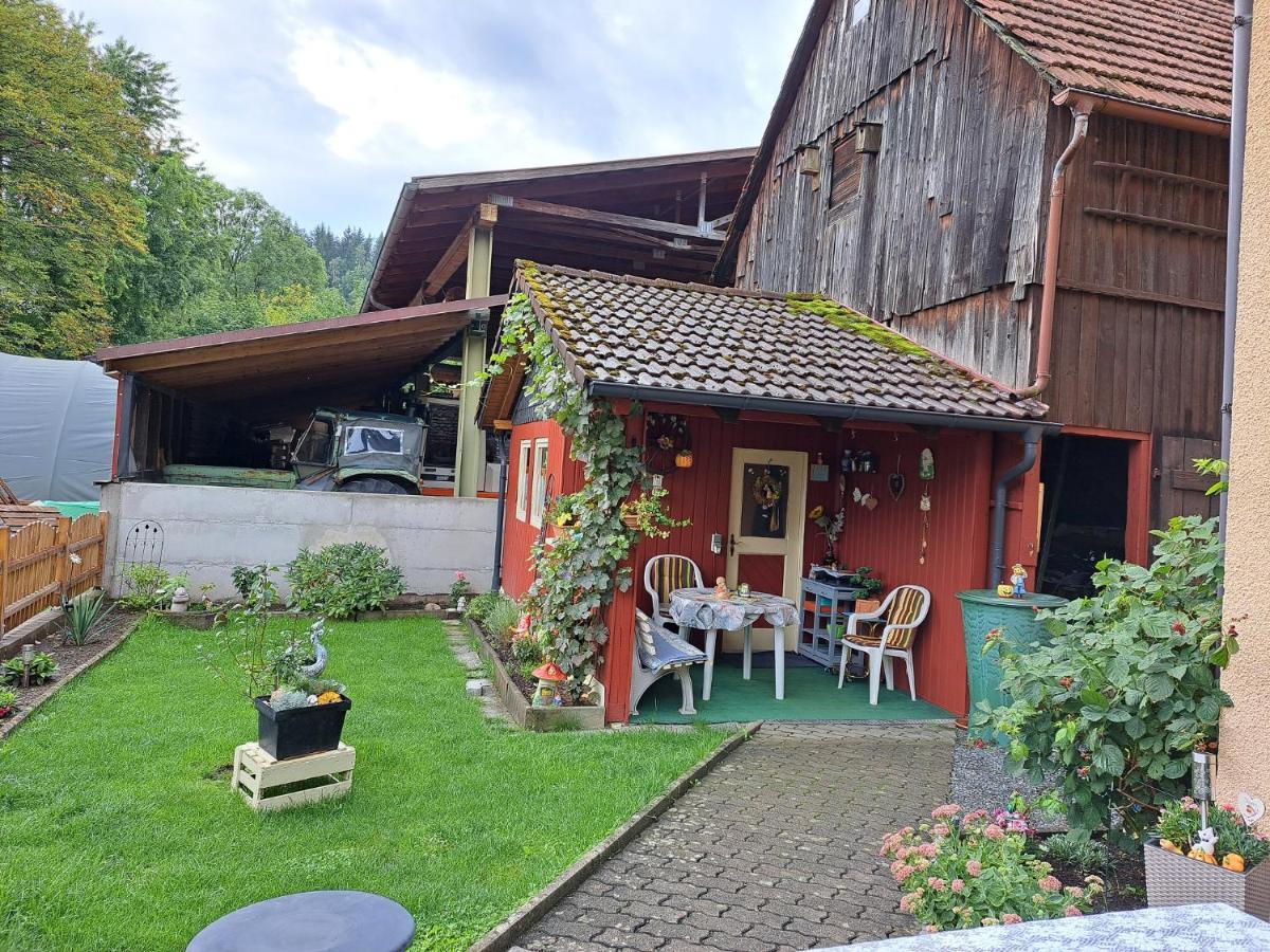 Ferienwohnung Sonja Mit Garten Und Freisitz Steinwiesen Exteriör bild