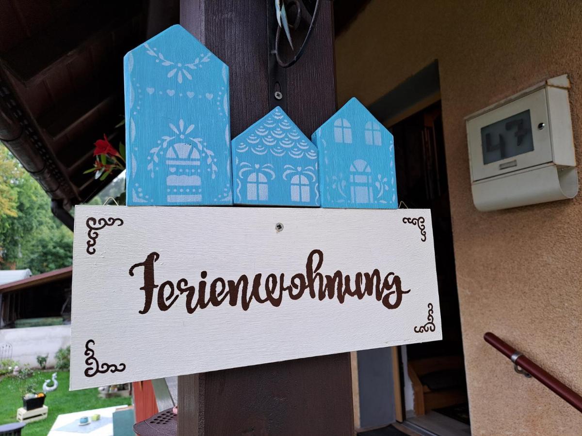 Ferienwohnung Sonja Mit Garten Und Freisitz Steinwiesen Exteriör bild